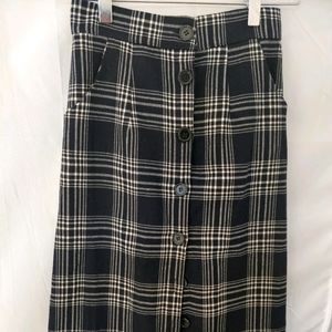 Korean tartan pencil dress